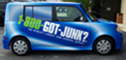 Vehicle Wraps: Got Junk Scion Vehicle Wrap Installation.